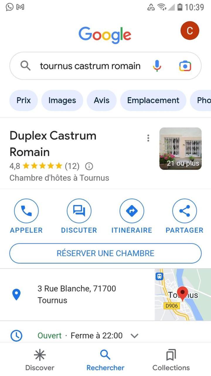 Tournus Castrum Romain - Duplex 54 M2 - 3 Etoiles - Petit Box Velo - 5Mn Autoroute Kamer foto